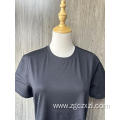 Pure cotton men's plain round neck short sleeves